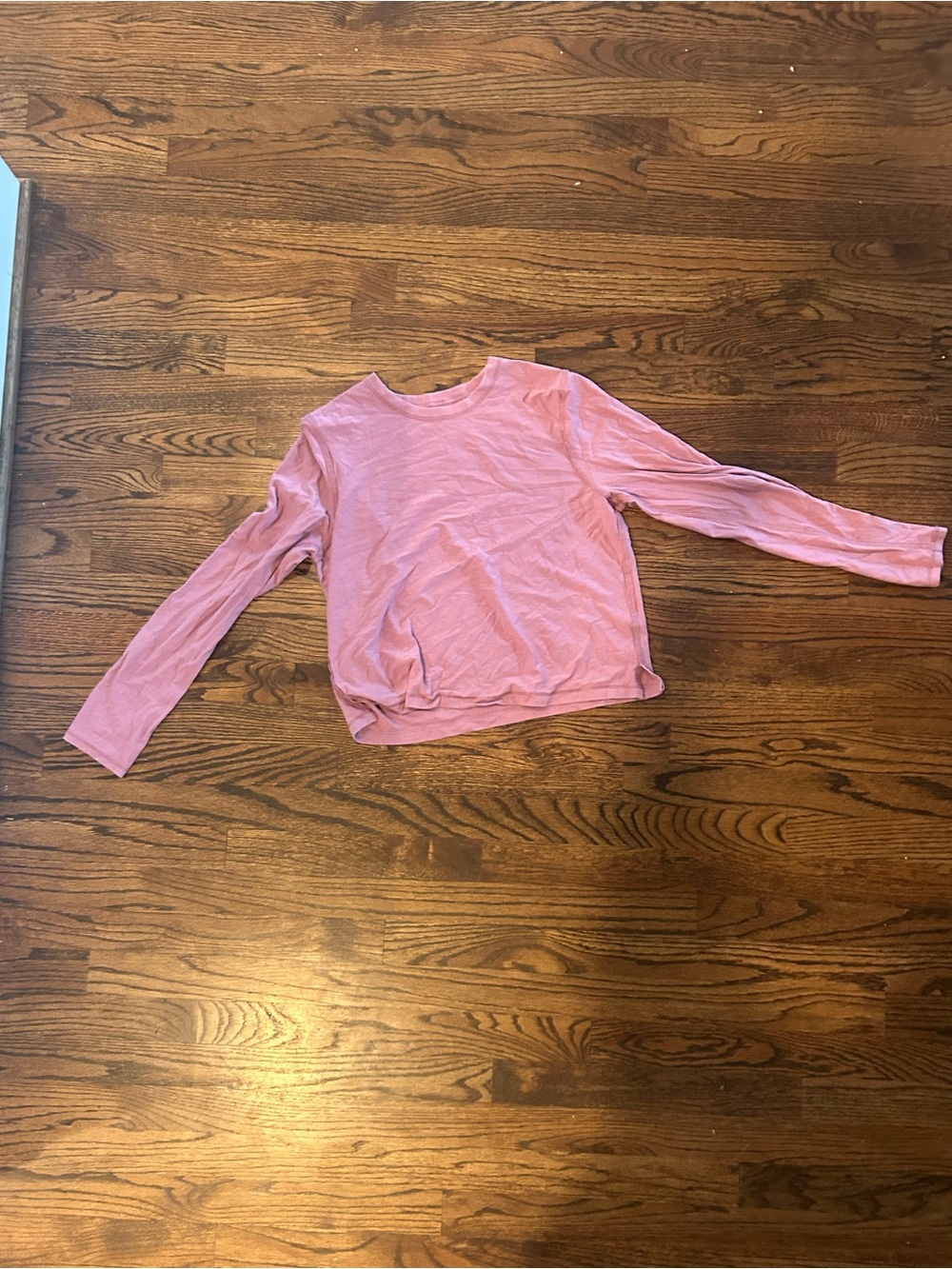 lululemon athletica Pink Long-Sleeve Crewneck Top